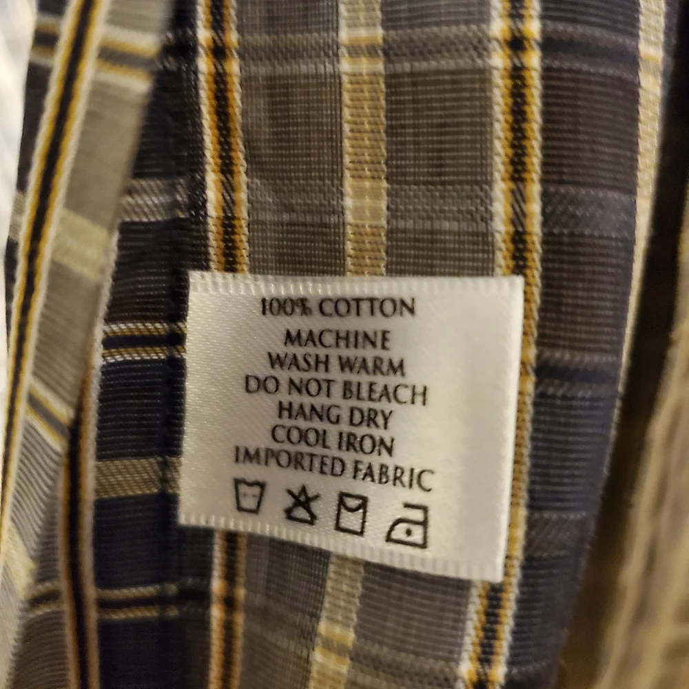 Men Robert Talbott Carmel Dress Shirt Size XL - Picture 5 of 7
